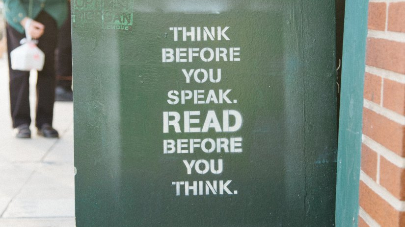 Lire puis penser et enfin parler&nbsp;….