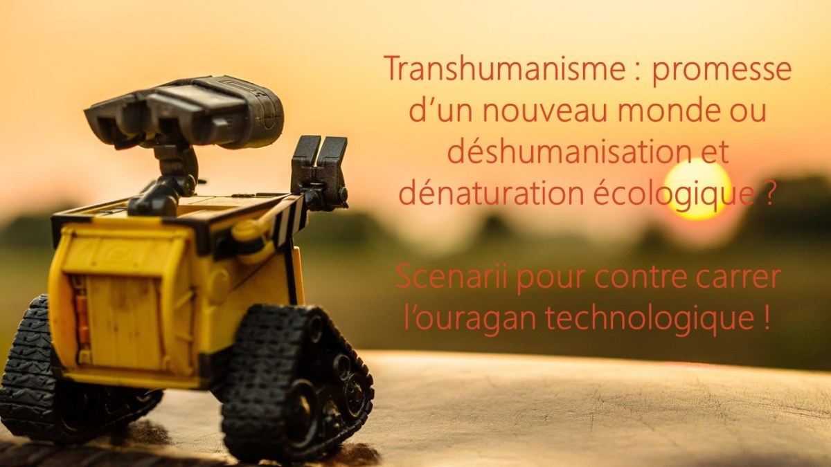 Ecologie au quotidien Conférence donnée à Die sur le&nbsp;transhumanisme