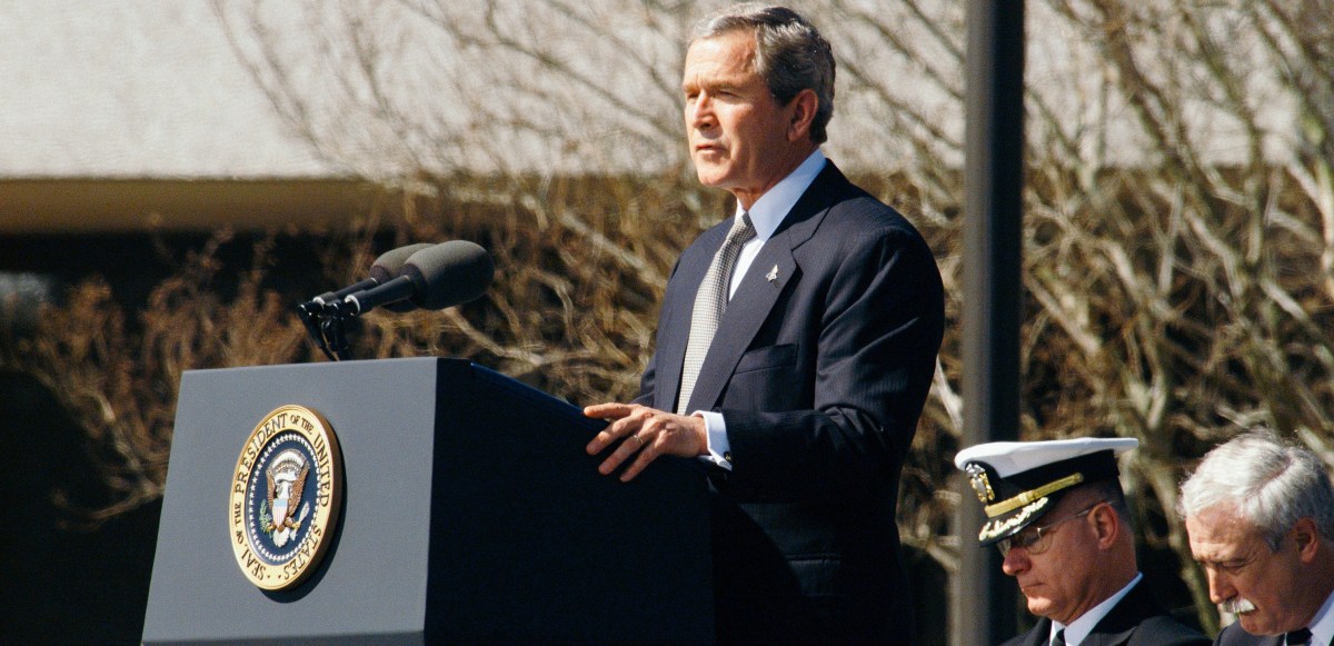 Georges Bush et la&nbsp;pandémie